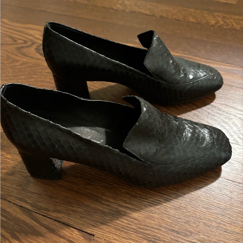 Intentionally Blank Block Heel Loafer